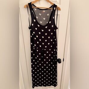 Joe Fresh Black & White Hearts Dress